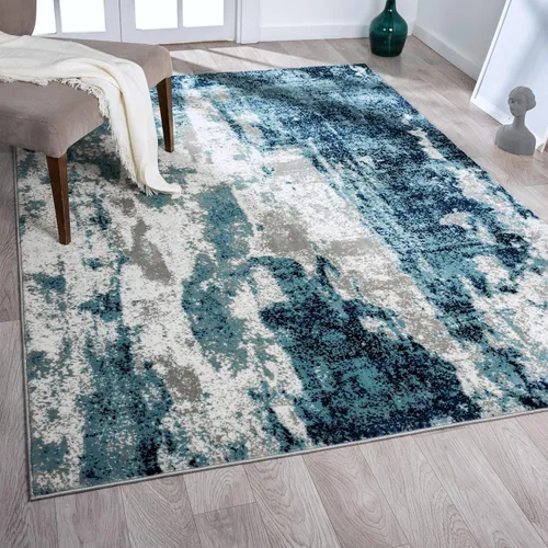 Vista 17 de LUXE WEAVERS Lagos Collection - Alfombra de área abstracta beige de 2x3