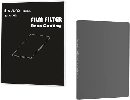 Vista 5 de Foto4easy - Filtro ND de 4 x 5.65, filtro cuadrado de densidad neutra de vidrio óptico de 0.157 in de grosor para caja mate de 4 x 5.65 pulgadas