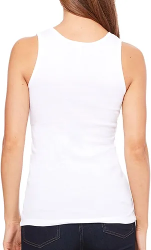 Vista 3 de Cybertela - Camiseta sin mangas para mujer con diseño de bandera de Colombia