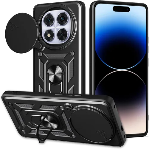 Vista 15 de Funda para Motorola Moto G 5G 2024 con protector de pantalla, funda protectora con protector de cámara, funda protectora con función atril para Moto