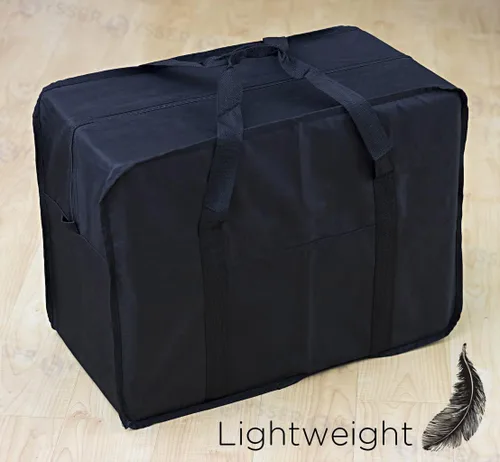 Vista 8 de Bolsa de viaje de carga cuadrada de 24 pulgadas Bolsa Maleta de Lona 50 Lb Cap equipaje Tote, Negro