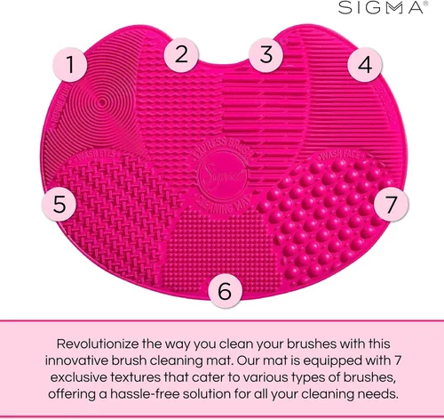 Vista 10 de Sigma Beauty Sigma Spa Express - Tapete de limpieza para mujer, color rosa, talla única