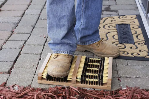 Vista 9 de Superio Rascador de zapatos y botas y cepillo para zapatos de crin de caballo