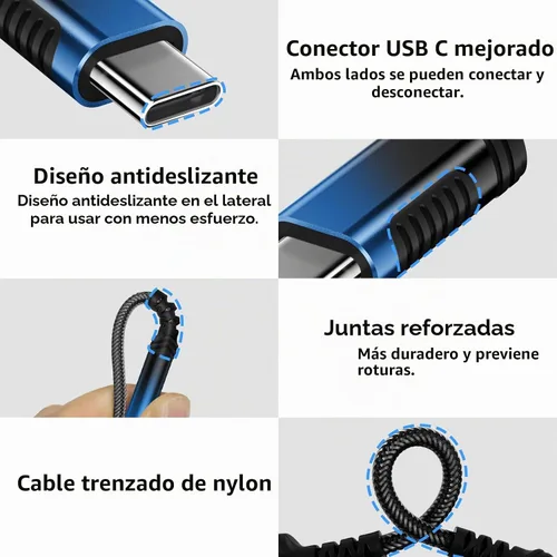 Vista 4 de iMangoo Adaptador de audio USB tipo C a 0.1 in para Motorola Edge+ Android