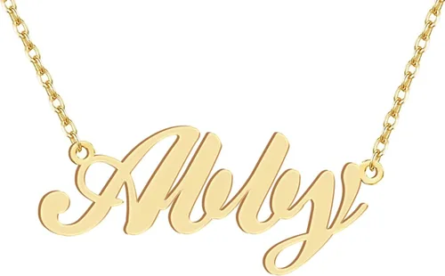 Vista 161 de Personalized Custom Name Pendant Necklace Stainless Steel for Women