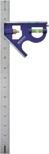 Vista 4 de IRWIN Tools (1794468), escuadra combinada de cuerpo metálico de 6 pulgadas