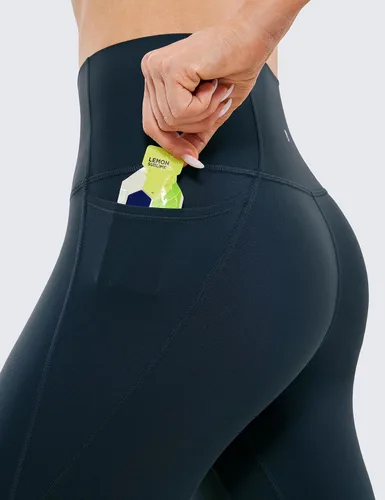 Vista 4 de CRZ YOGA Butterluxe - Leggings capri de entrenamiento para mujer de 17, 19 y 21 pulgadas, pantalones de yoga de cintura alta con bolsillos, suaves