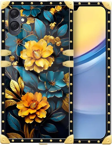 Vista 26 de Funda compatible con Samsung Galaxy A03S 4G, TPU suave de lujo y parte trasera de policarbonato duro para niñas y mujeres, funda protectora a prueba