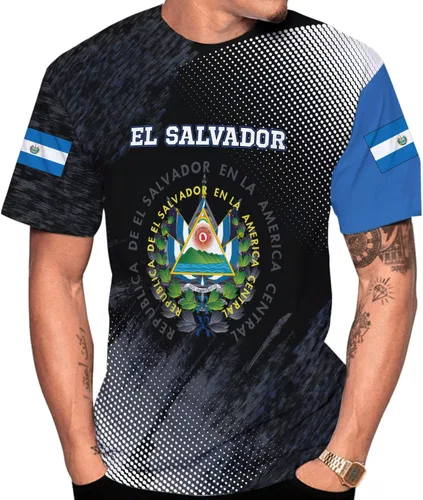 Vista 12 de Camisa personalizada de El Salvador Camiseta personalizada con la bandera de El Salvador para hombres, mujeres, regalo del orgullo salvadoreño de El