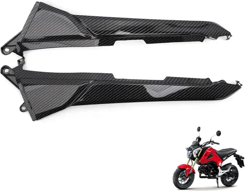 Vista 11 de Mokuo Cobertura de Faro Negro para Motocicleta Fit para Honda Grom Msx125 SF 2013-2016 Kit de Carenados Piezas