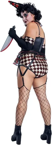 Vista 2 de Starline Women's Plus Killer Clown Costume