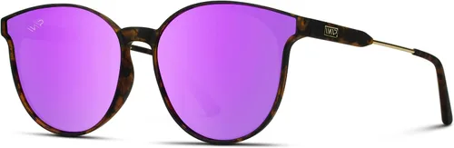 Vista 4 de WearMe Pro - Gafas de sol modernas redondas de moda para mujer