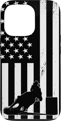 Vista 10 de Funda para iPhone 17 con diseño de vaquera con bandera de Estados Unidos