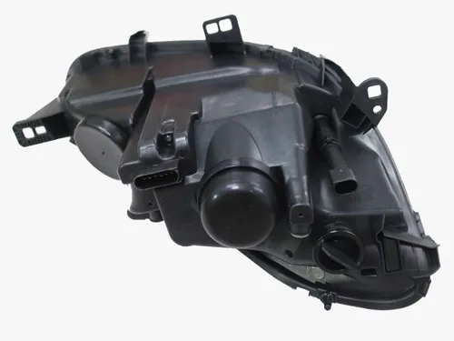 Vista 4 de Accesorios exteriores - Montaje de la lámpara de faro transparente/base negra compatible con Smart Fortwo 451 Mk2 2007-2014