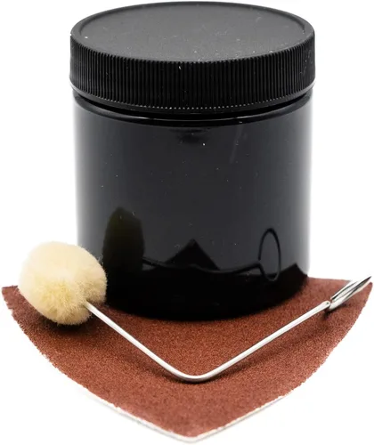 Vista 3 de Leather Hero Protector de botas de trabajo con cepillo para botas de trabajo con refuerzo de puntera - da vida extra a tus botas, 3 onzas