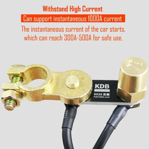 Vista 5 de Protector de batería de coche de 12 V, kit de interruptor de desconexión de voltaje de batería automático inteligente con pantalla LED de voltímetro