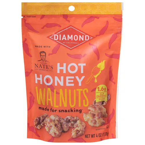 Vista 22 de Diamond of California Sal rosa del Himalaya nueces de walnut, 4 oz.
