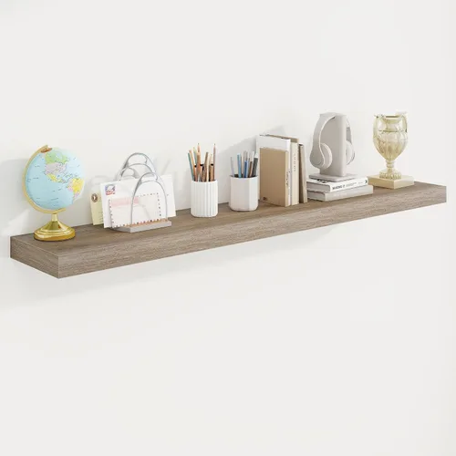 Vista 127 de Marsmiles Estantes flotantes cuadrados para pared, 8 pulgadas de ancho x 8 pulgadas de profundidad x 1.25 pulgadas de alto, paquete de 3 estantes