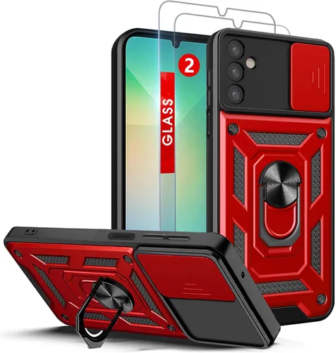Vista 19 de Para Samsung Galaxy A13 5G Caso: Caja Del Teléfono Con Protector De Pantalla Para Samsung Galaxy A13 5G - Negro