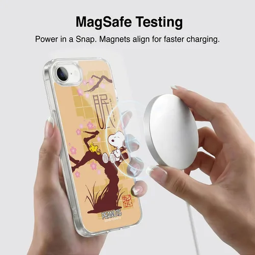 Vista 427 de Carcasa de gel para iPhone 7 Plus/iPhone 8 Plus, diseño de Snoopy Oriental de Peanuts, Badges