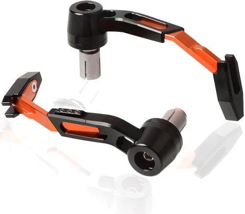 Vista 7 de Para Benelli TRK502 TRK 502 motocicleta CNC manillar embrague manillar protector de palanca de protección (color : negro)