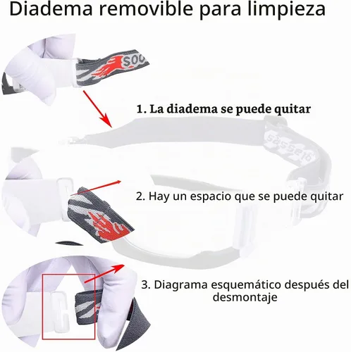 Vista 6 de SooGree Gafas protectoras de baloncesto y fútbol para hombres y mujeres