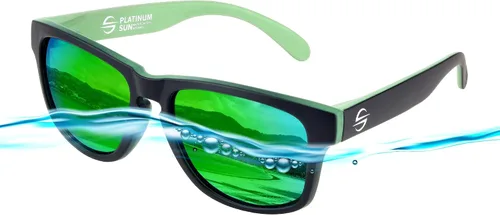 Vista 12 de Gafas de sol deportivas flotantes polarizadas para hombres y mujeres, para béisbol, correr, ciclismo, golf, marco duradero y ultraligero