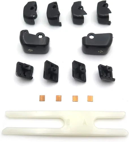 Vista 6 de MT420-001-BK Controles Manuales Negros Tapa de Botones de Carcasa de Interruptor Compatible con Harley Touring 1996-2013 FLHTCU/FLHTK/FLTR/FLTRU