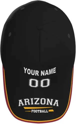 Vista 3 de Cap Custom Football Hats with Any Name and Number Personalized Gifts for Men Women Football Sports Fans