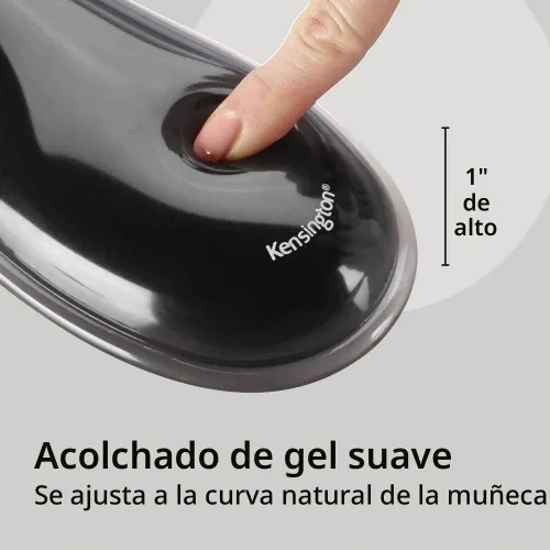 Vista 3 de Kensington Duo Gel Combo Negro - Negro Medio