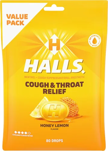 Vista 19 de HALLS Defense - Gotas de vitamina C cítricas surtidas, paquete económico, 80 gotas