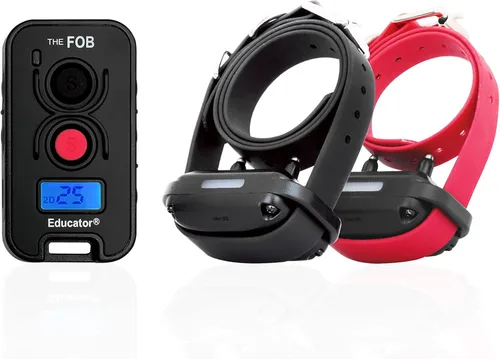 Vista 8 de Educator FOB FE-560 Collar de entrenamiento para perros con control remoto – Collar electrónico recargable impermeable de 300 yardas para perros más