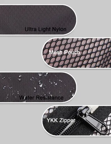 Vista 8 de GOX Neceser de viaje Dopp Kit caso para hombres multifunción bolsa organizadora de embalaje