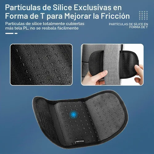 Vista 4 de TELESIN Soporte de mochila de 360° con adaptador de trípode de liberación rápida, correa para el hombro, clip para cinturón, soporte de senderismo