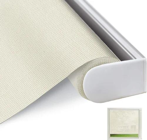 Vista 12 de Persianas enrollables solares para ventana, impermeables, filtrantes de luz, sin cordón, protección UV, ignífugas, para ventanas, puertas, sala