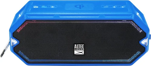 Vista 9 de Altec Lansing - Altavoz Bluetooth portátil inalámbrico HydraBlast, impermeable IP67 para fiestas, altavoces recargables USB C para exteriores