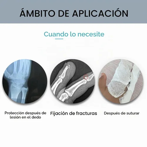 Vista 6 de SooGree 2 piezas de férula de dedo mazo soporte de dedo férula de dedo soporte protector de plástico para inmovilizador de dedos ajustable para 2