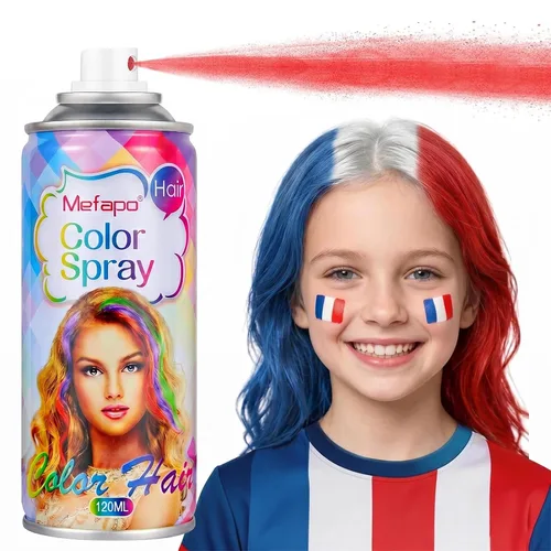 Vista 21 de Spray de color rojo para el cabello temporal para niños, mujeres y hombres