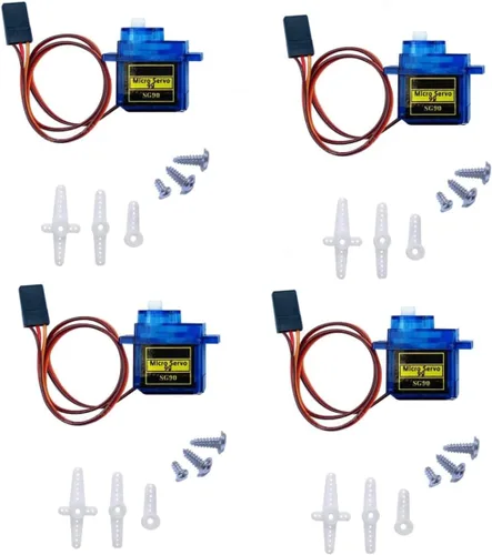 Vista 2 de 2PCS SG90 Servo Motor Micro Servo 9G Servo Motor para RC Robot Brazo Helicóptero Avión Control Remoto (2X)