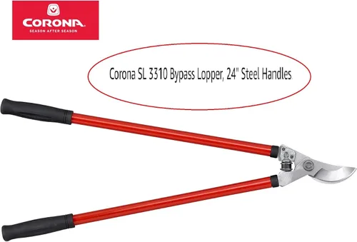 Vista 4 de Corona SL 3310 Bypass Lopper, 24" Asas de Acero, 1-12" Corte