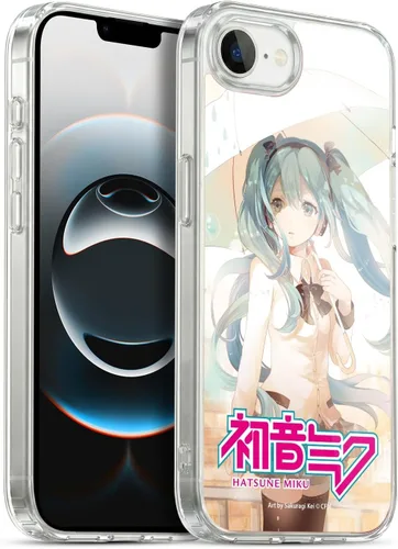 Vista 188 de Head Case Designs Licencia Oficial Hatsune Miku Gráficos Lindos Carcasa de Gel [Protección de Grado Militar] Compatible con Apple iPhone 7