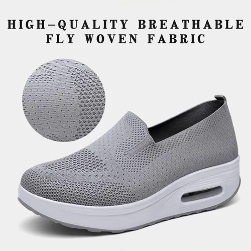 Vista 3 de lkujiop Zapatos Ortopédicos para mujer, zapatos ortopédicos para mujer, zapatos diabéticos para mujer, zapatos para caminar sin cordones para mujer