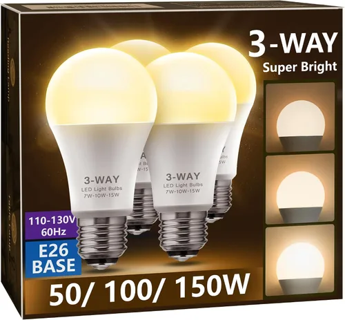 Vista 10 de Bombillas ámbar para dormir, A19 E26, luz cálida (2700K-1800K)