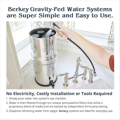Vista 3 de Auténticos filtros Black Berkey Elements BB9-2 para sistemas de agua (juego de 8 elementos Black Berkey Elements)