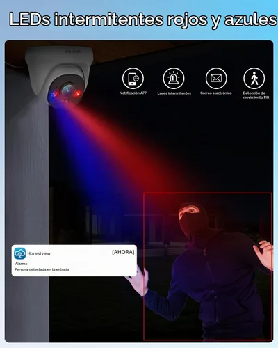 Vista 3 de sistema atado con alambre de la cámara de seguridad 4K POE, sistemas