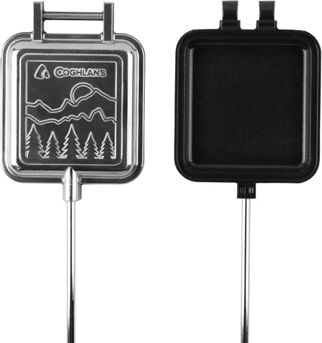 Vista 11 de Coghlan's Aluminum Camp Cooker, Lightweight & Durable Non-Stick Ceramic Interior, for Sandwiches, Pies, & Desserts, Great for Camping, BBQs