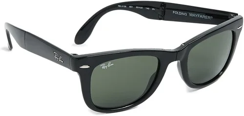 Vista 13 de Ray-Ban RB4105 Gafas de sol cuadradas plegables Wayfarer Negro