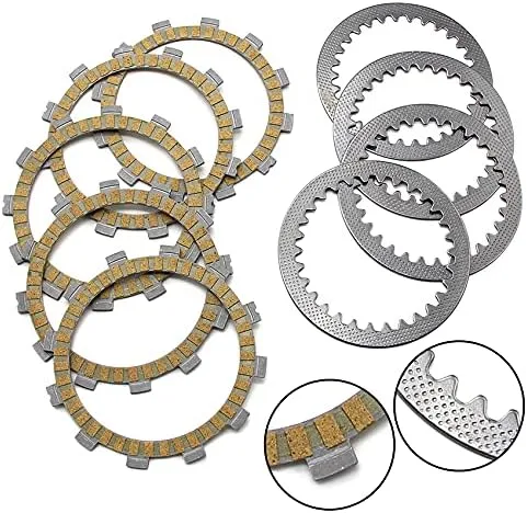 Vista 2 de Las placas de embrague de motocicleta son adecuadas para Kawasaki KLX125 para SACHS XTC125/X Road 125 para Suzuki DRZ125 DR125 DF125 GSX-R125