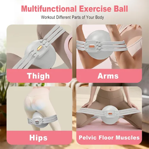 Vista 2 de HOTSWEAT Maestro de muslos, ejercitador interno del muslo, entrenador de muslos Kegel para mujeres con resistencia ajustable