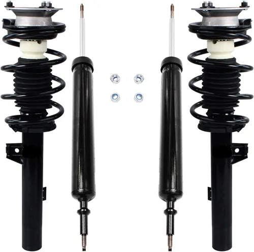 Vista 121 de Detroit Axle - Puntales y Amortiguadores para Chevy Traverse Buick Enclave GMC Acadia Saturn Outlook 2007-2012, 2 puntales delanteros con resorte